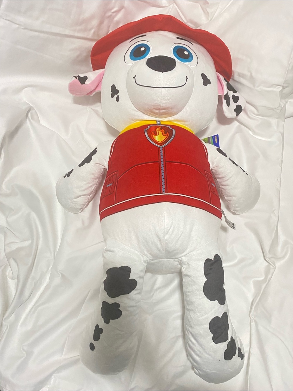 NEW Paw Patrol, Marshall Jumbo Plush Toy, 32-inch tall with Embroidered Details